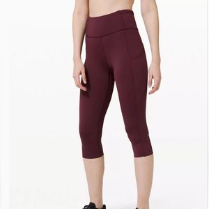 Lululemon - Fast and Free High Rise Crop 19"